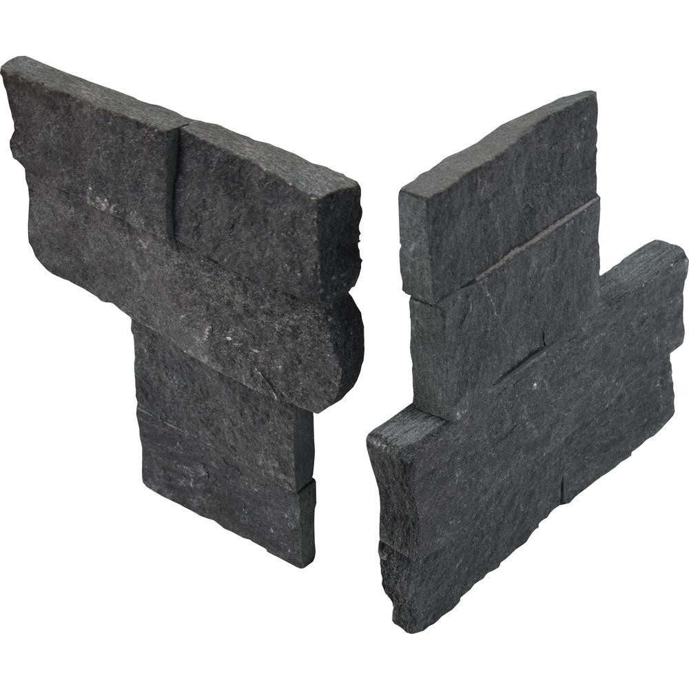Coal Canyon 4.5x9 Split Face Mini Corner Ledger Panel 